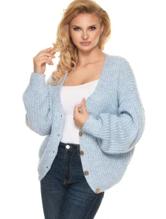 Sveter na zapínanie model 156915 PeeKaBoo