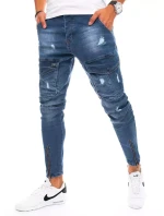 Pánske bojové džínsové nohavice modré FashionStreet UX3293 Pánske bojové džínsové nohavice modré FashionStreet UX3293