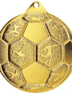 OCEĽOVÁ MEDAILA FUTBALOVÁ FI 50 MMC8850/G - ZLATÁ