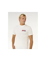 Pánske tričko RIP CURL Desti Animals Tee, biele Pánske tričko RIP CURL Desti Animals Tee, biele