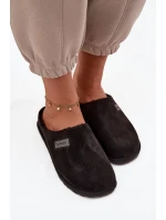 Kapcie Damskie Obuwie Domowe Inblu CS000045 Czarne