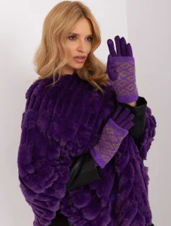 Rukavice AT RK 2310.91 tmavo fialová