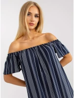 Šaty D73771M30145I tmavomodré