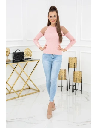 Eliza Tulle MCY02679 Sveter Flamingo - Vittoria Ventini