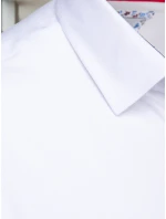 Pánska elegantná hladká biela košeľa SLIM FIT FashionStreet DX2618