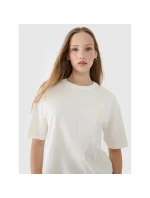 Dámske hladké tričko oversize 4F 4FRSS25TTSHF2694-11S
