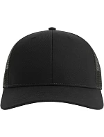 Atlantis Headwear Bryce 6-panelová truckerová čiapka 33.0102 čierna/čierna Atlantis Headwear Bryce 6-panelová truckerová čiapka 33.0102 čierna/čierna