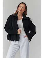 teplá šnúrová bunda model 225693 Makadamia