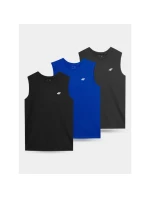Pánske tričko bez rukávov (SET 3 tričiek) 4F 4FWSS25TSLEM288-90S pánske