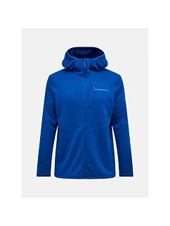 Pánska mikina PEAK PERFORMANCE M Trail Polartec Power Grid Zip Hood, modrá farba