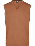 Daiber JN 657 Pánska sveterová vesta s výstrihom do V 02.0657 camel Daiber JN 657 Pánska sveterová vesta s výstrihom do V 02.0657 camel