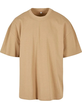 Build your Brand BY 163 Oversize tričko z hrubej bavlny 56.0163 union beige Build your Brand BY 163 Oversize tričko z hrubej bavlny 56.0163 union beige