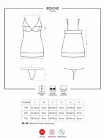 Zvodná košieľka 853 - CHE chemise - Obsessive Zvodná košieľka 853 - CHE chemise - Obsessive