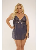 Dámska košieľka + šortky AGATHE 901 Tmavo šedá - DE LAFENSE