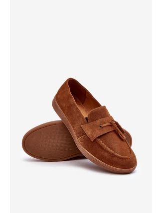 Pánske semišové mokasíny Zazoo 1566 brown Pánske semišové mokasíny Zazoo 1566 brown