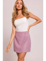 M854 Mini sukňa - marsala