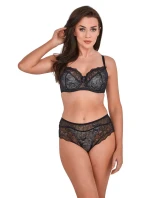 Dámska podprsenka HANNAH BS0 1207 Čierna s béžovou - Gaia Dámska podprsenka HANNAH BS0 1207 Čierna s béžovou - Gaia