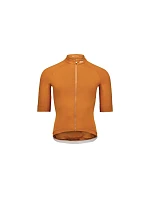 Cyklistické tričko POC M's Thermal Lite Jersey, hnedé
