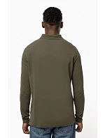 Kariban K 243 Pánske piqué polo s dlhým rukávom 20.K243 tmavá khaki