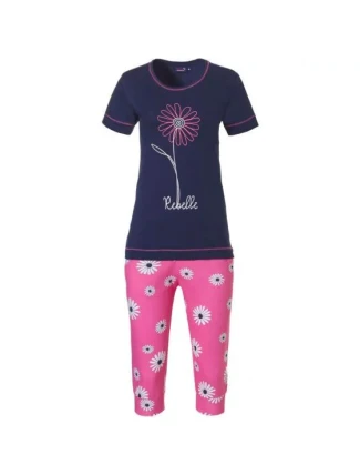 Dámske pyžamo 21231-400-2 tmavé. modro-ružová - Rebelle Dámske pyžamo 21231-400-2 tmavé. modro-ružová - Rebelle
