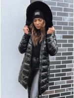 SIMBI dámska bunda čierna FashionStreet TY4085 SIMBI dámska bunda čierna FashionStreet TY4085