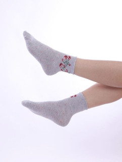 Ponožky Roses 099 sivé