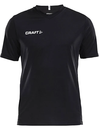 Craft Teamwear Squad Go Jersey Solid M Pánske športové tričko s výstrihom do V 82.5560 čierne Craft Teamwear Squad Go Jersey Solid M Pánske športové tričko s výstrihom do V 82.5560 čierne