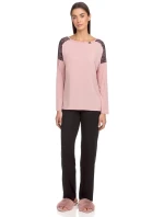 Vamp - Dvojdielne dámske pyžamo 15207 - Vamp pink zephyr xxl