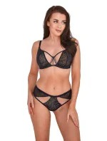 Dámska podprsenka Delia BS0 1208 Black with body - Gaia