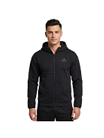 Pánska nová mikina Adidas Z.N.E. Full-Zip Black Hoodie - JE7538