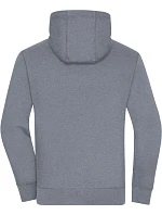 Daiber JN 963 Pánska mikina s kapucňou „Lifestyle“ 02.0963 šedá melírovaná/námornícka modrá Daiber JN 963 Pánska mikina s kapucňou „Lifestyle“ 02.0963 šedá melírovaná/námornícka modrá