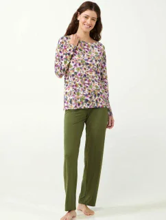 Vamp - Dámske pyžamo s kvetmi 21064 - Vamp
