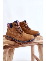 Dziecięce Botki Trapery Big Star KK374130 Camel