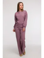 B293 Mikina s otvoreným chrbtom - heather