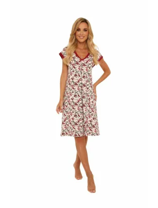 Dámska nočná košeľa s krátkymi rukávmi 466 MIA