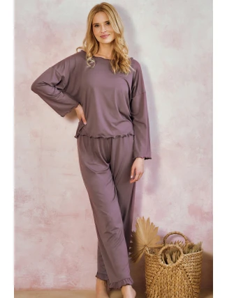 3439 DÁMSKE DLHÉ PYŽAMO ZOYA S-L