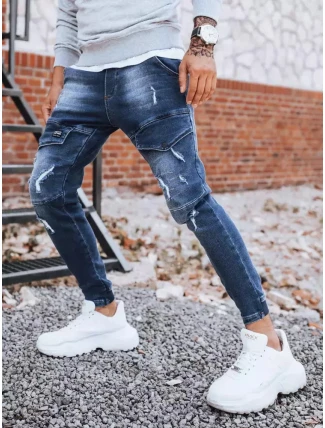Pánske modré džínsy FashionStreet UX3281