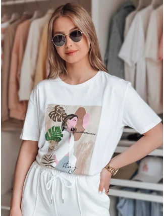 Dámske tričko BRAVIS white FashionStreet RY2616