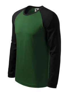 Pánske tričko Street LS M MLI-13006 bottle green - Malfini