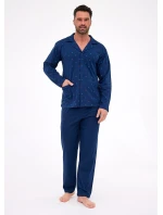 Cornette pyžamo 114/79 long/r 3XL-5XL pánske rozopnuté
