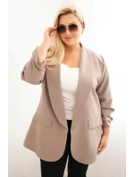 Dámske sako nadmernej veľkosti Elegant Fango
