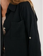 MI košeľa KS 2337.77 čierna