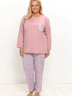 3656 DÁMSKE DLHÉ PYŽAMO AGNESSA 4XL–6XL
