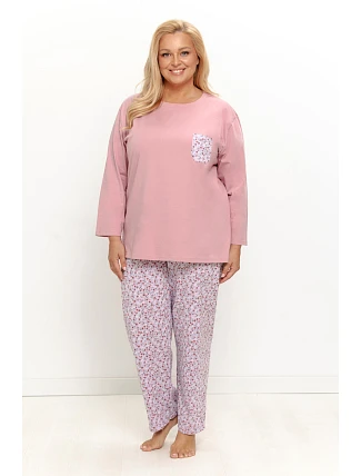 3656 DÁMSKE DLHÉ PYŽAMO AGNESSA 4XL–6XL 3656 DÁMSKE DLHÉ PYŽAMO AGNESSA 4XL–6XL