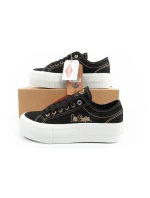 Lee Cooper dámske športové topánky na platforme čierne so zlatou dámske tenisky