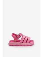 Pachnące Dziecięce Sandałki Na Rzep ZAXY NN385018 Różowe