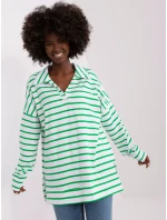 Blúzka LK BZ 509314.83 biela a zelená