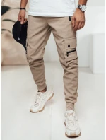 Pánske cargo nohavice béžové FashionStreet UX4457