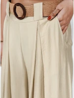 Dámske nohavice MIRELOU beige FashionStreet UY2716 Dámske nohavice MIRELOU beige FashionStreet UY2716