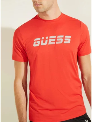 Pánske športové tričko U1YA08MC03Y - G507 červená - Guess Pánske športové tričko U1YA08MC03Y - G507 červená - Guess